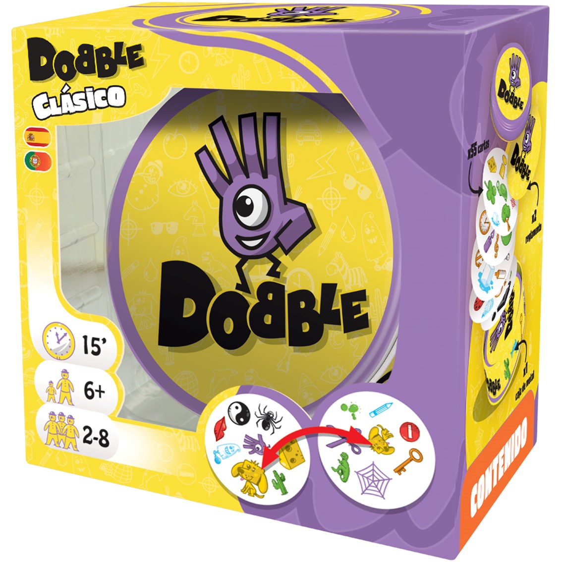 Juego de Cartas Dobble - ¡Descubre el Símbolo Rápido!