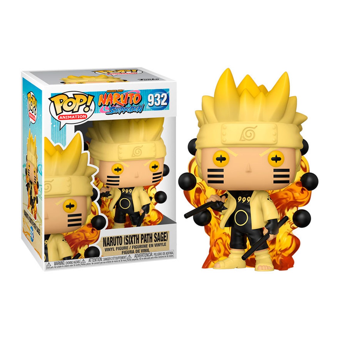 Funko Pop Naruto: Naruto Seis Caminos Sabio - 9 cm