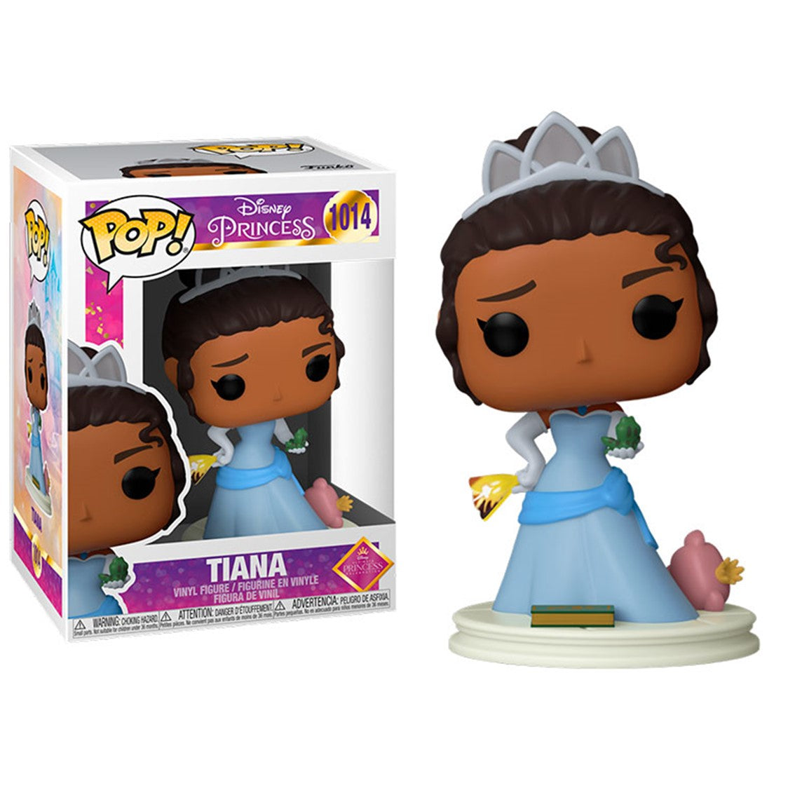Funko Pop Disney Tiana con Sapo - Película Tiana y el Sapo