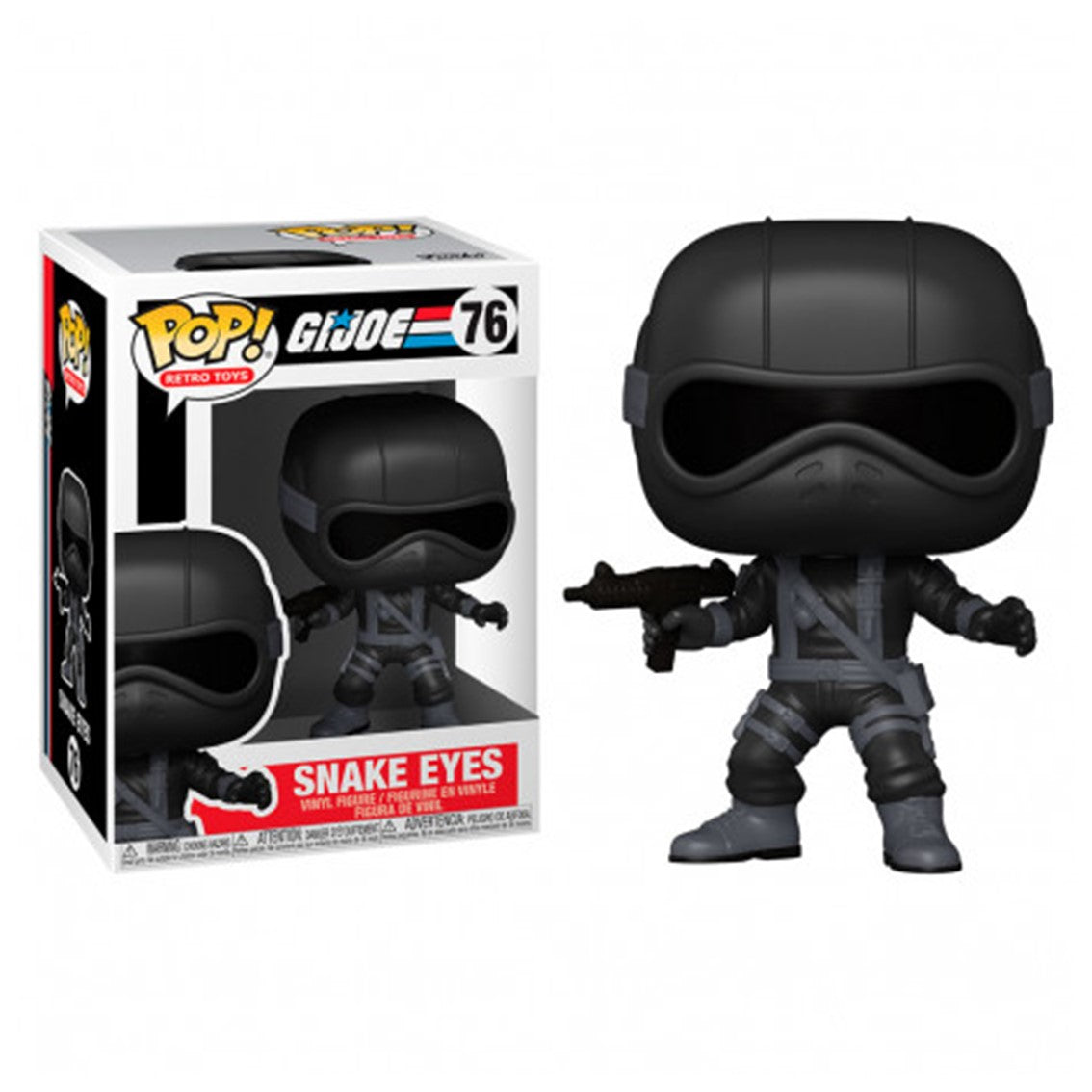 Funko Pop G.I. Joe Snake Eyes V1 - Figuras de Vinilo 9 cm