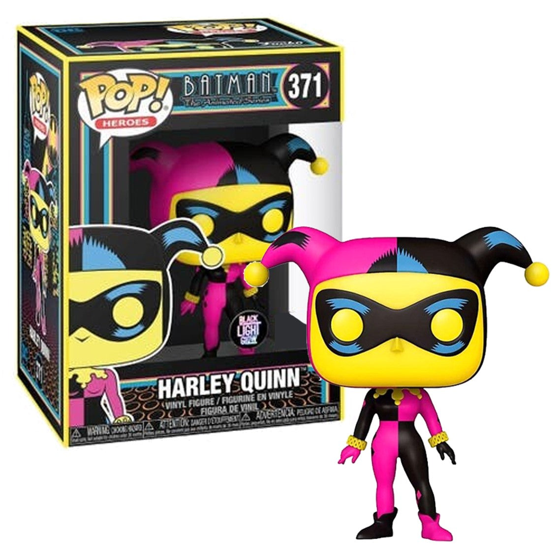 Funko Pop DC Comics Harley Quinn Black Light – Multicolor 9 cm