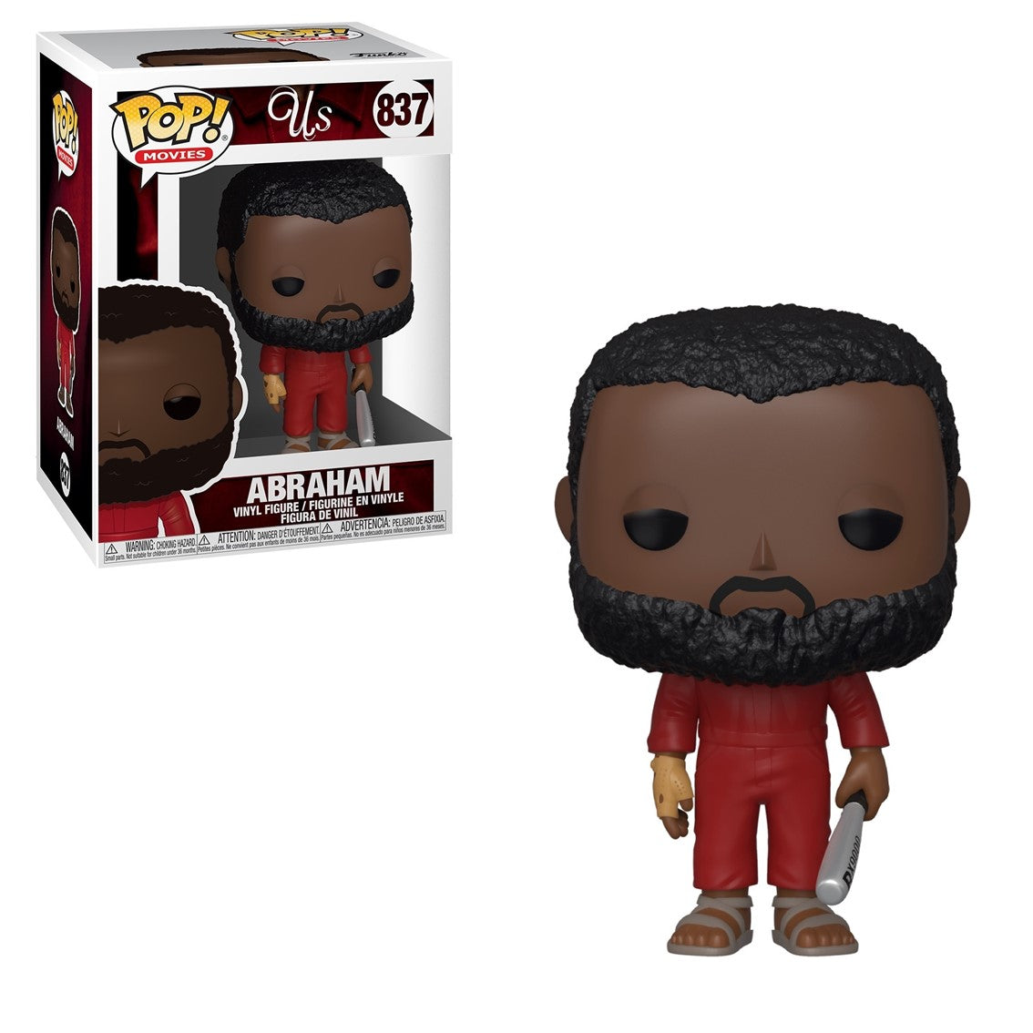 Figura Funko Pop Abraham con bate - Us (9 cm)