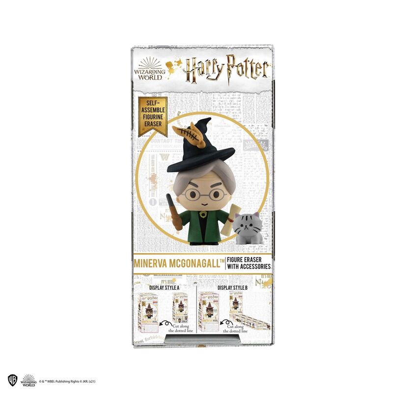 Borradores Figuras McGonagall de Harry Potter - Set de 10 Unidades con Accesorios