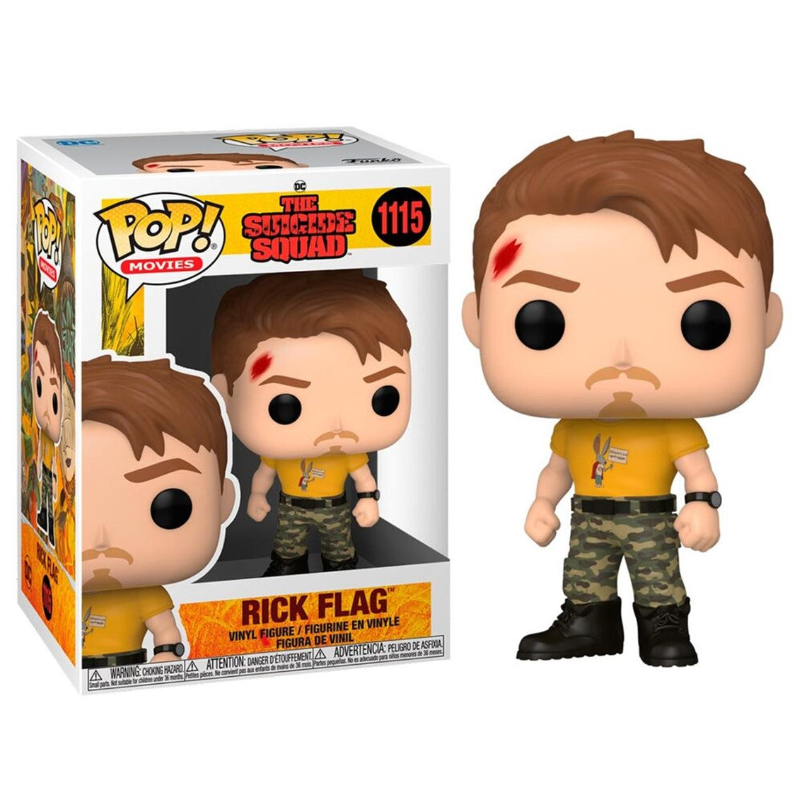 Funko Pop DC Comics Escuadrón Suicida Rick Flag - 9 cm Vinilo