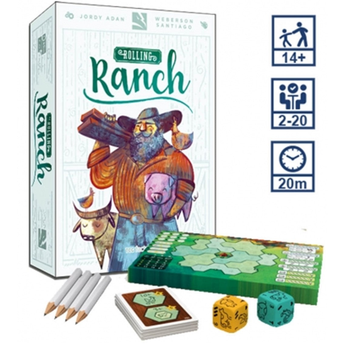 Rolling Ranch - Juego de mesa (+12 años) (Español)