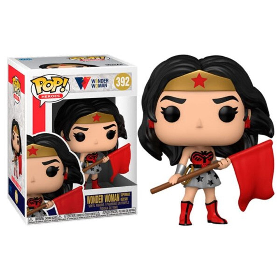 Figurita de Vinilo Wonder Woman - Edición 80 Aniversario Superman: Red Son Marvel 54976