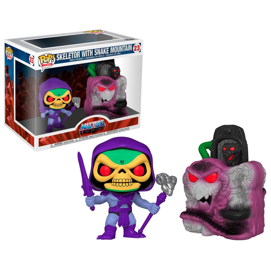 Funko Pop Town Animación Maestros del Universo - Montaña Serpiente con Skeletor 51469