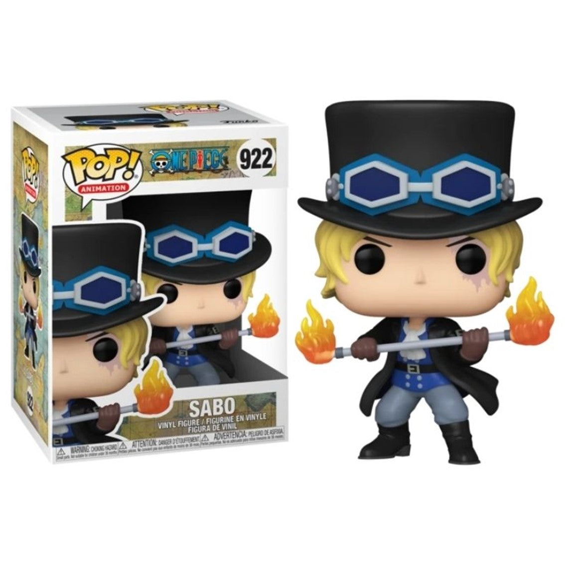 Figura de Vinilo Funko Pop Sabo de One Piece - 9 cm