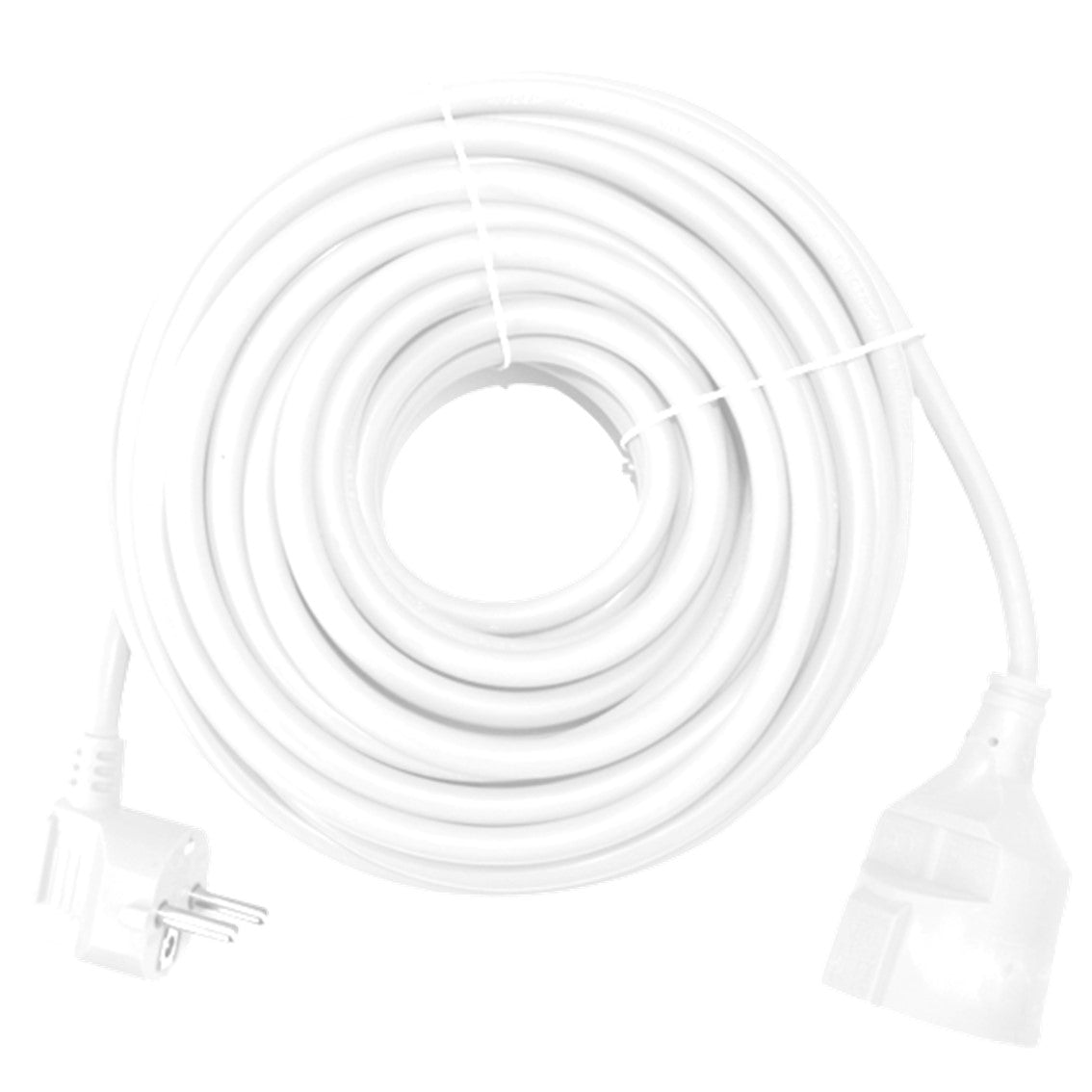 Cable Prolongador de Corriente Silver Electrics 2m 16A 3500W - Blanco