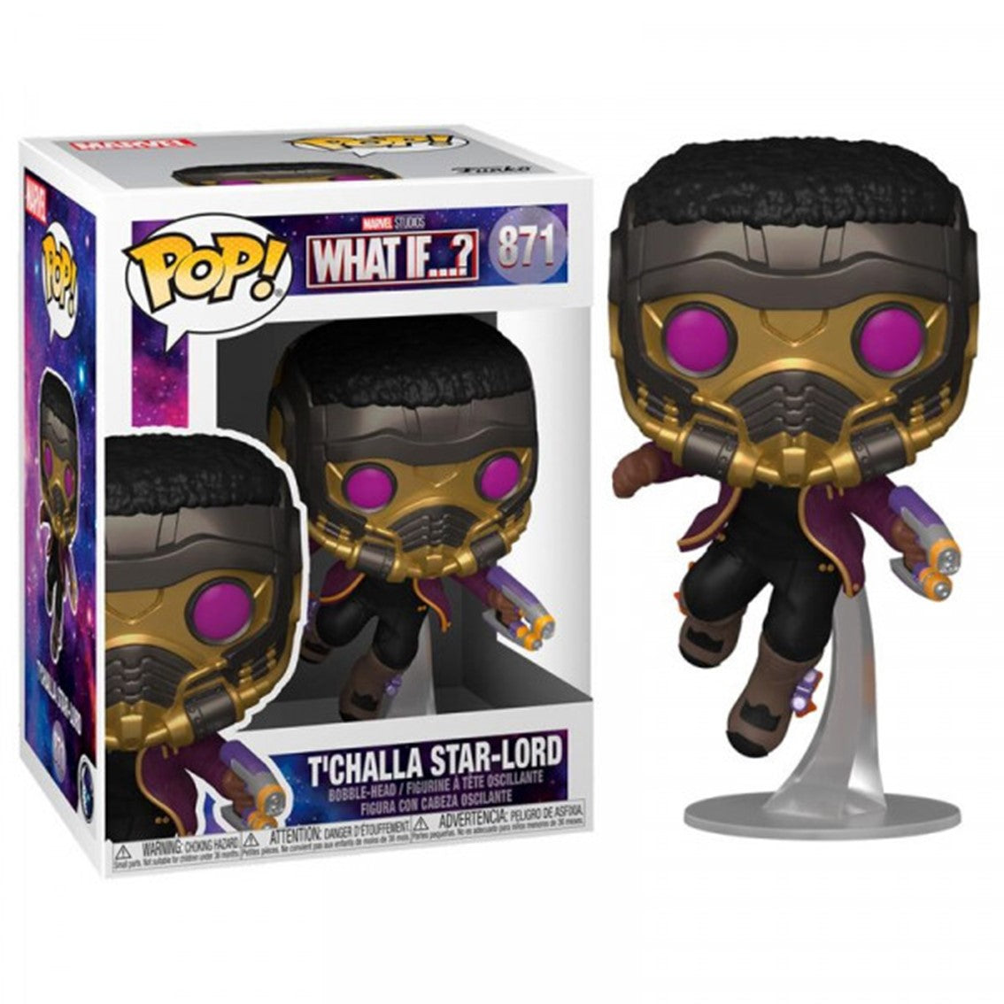 Funko Pop Marvel: T'Challa Star-Lord - What If? (9 cm)