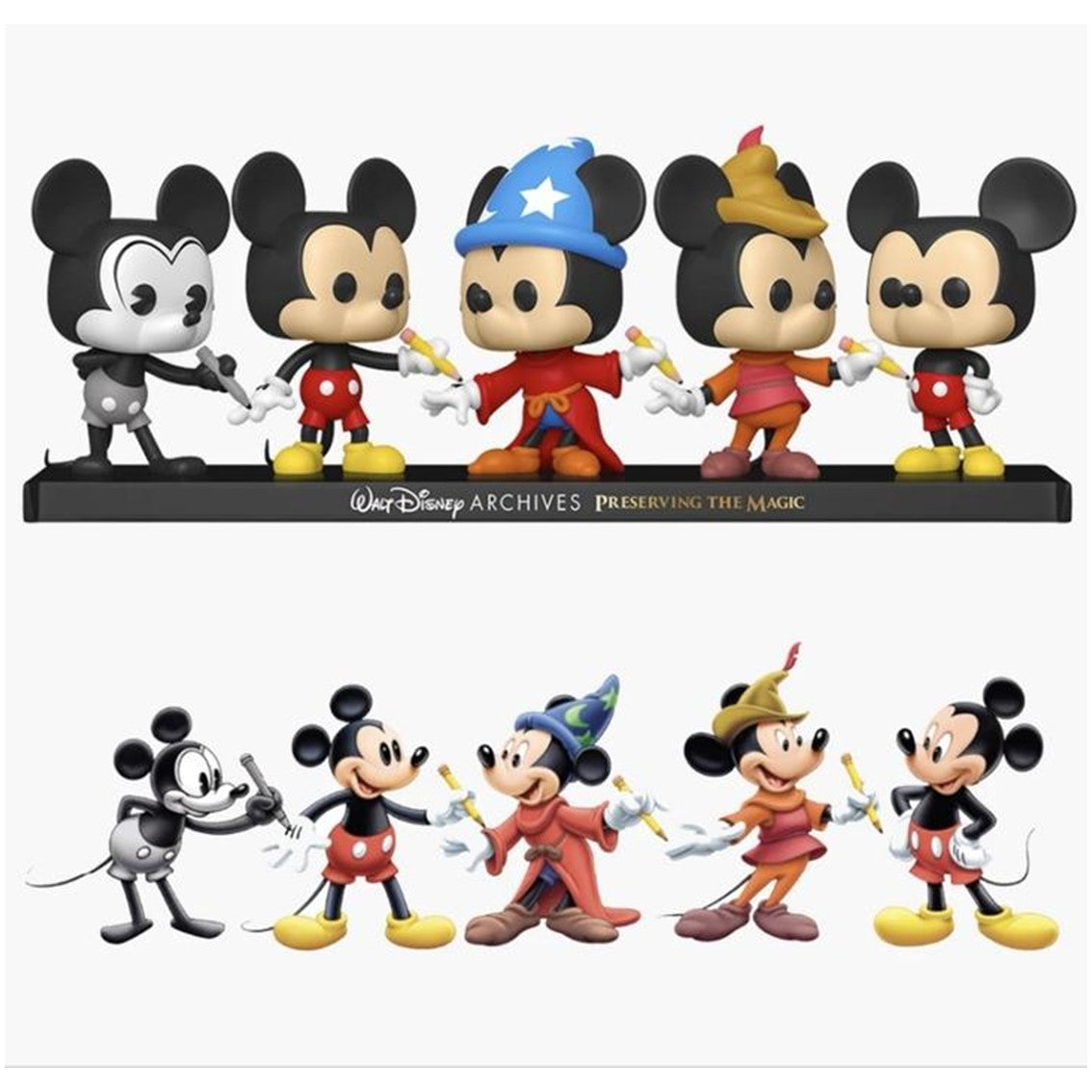 Colección Premium Funko Pop Disney: 5 Figuras de Mickey Mouse 51118