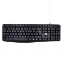 Teclado Ewent EW3001 USB Silencioso y Ergonómico con Teclas Resistentes a Salpicaduras