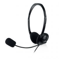 Auriculares Ewent EW3568 USB con Micrófono Ajustable y Control de Volumen
