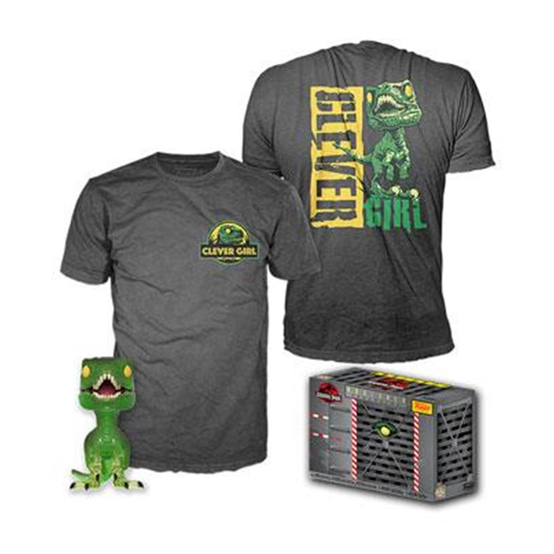 Clever Raptor Funko Pop & Camiseta XL Edición Especial Jurassic Park