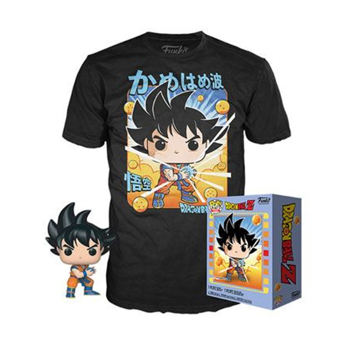 Goku Kamehameha Funko Pop y Camiseta Talla L - Edición Limitada