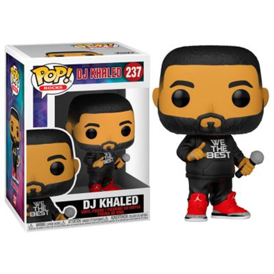 Funko Pop DJ Khaled - Estrella de la Música en Vinilo 9 cm
