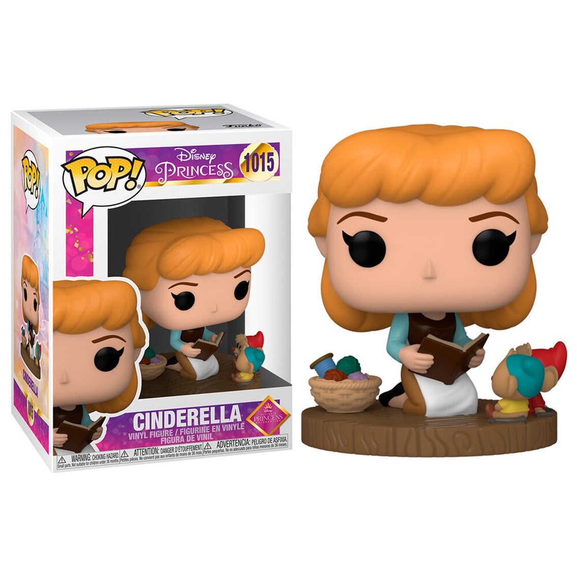 Funko Pop Disney Ultimate Princess Cenicienta - Figura de Vinilo 9 cm con Caja Original