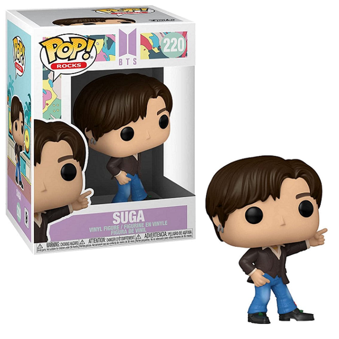 Figura Funko Pop BTS Suga - Estrella de la Música Dynamite