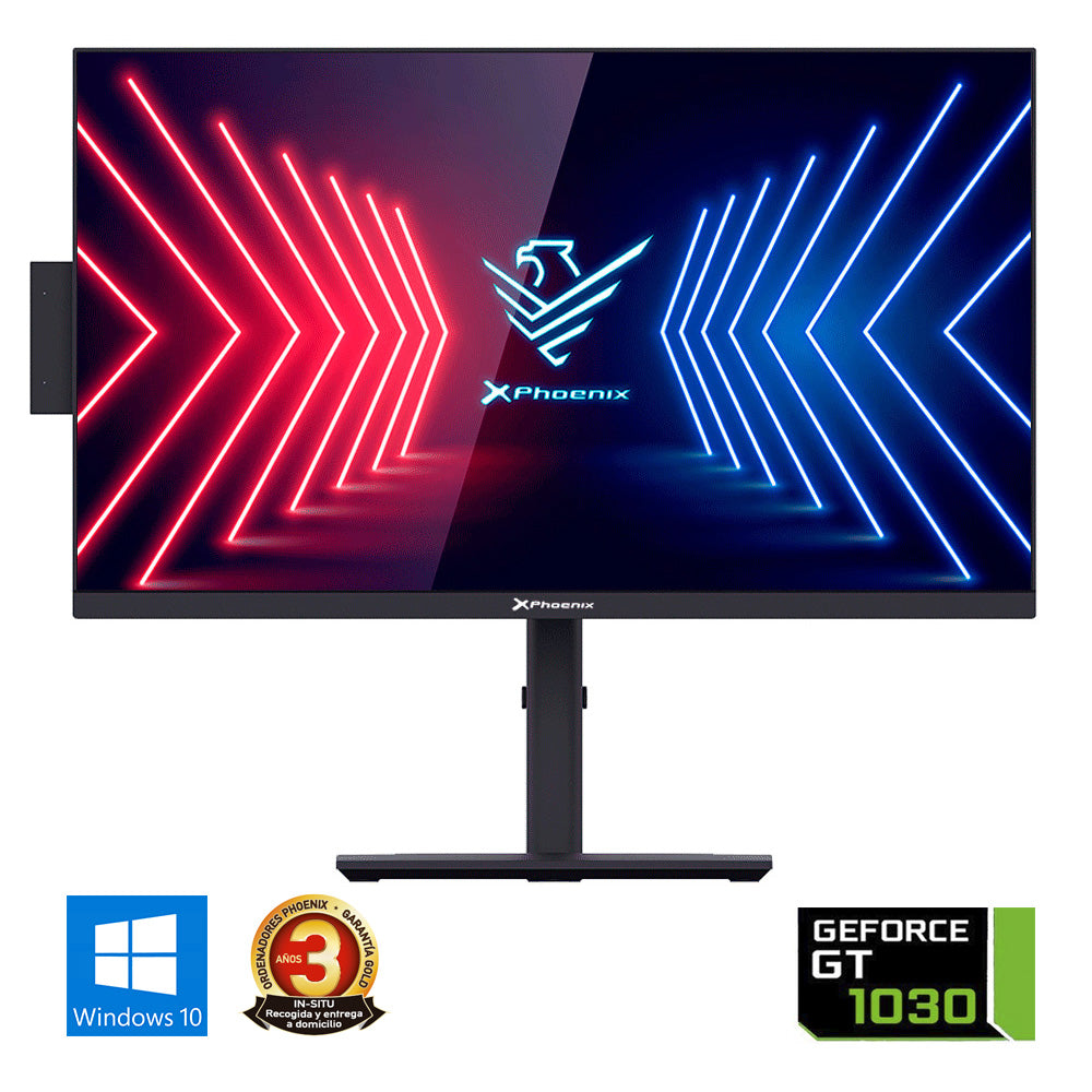 Ordenador All-in-One Phoenix Unity 3 con Intel i3, NVIDIA GTX 1030 y pantalla Full HD de 24 pulgadas