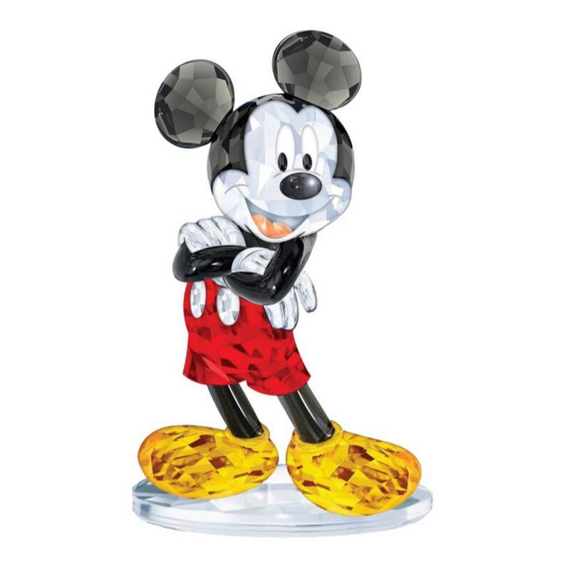 Figura de Cristal Mickey Mouse de ENESCO - Hecha y Pintada a Mano