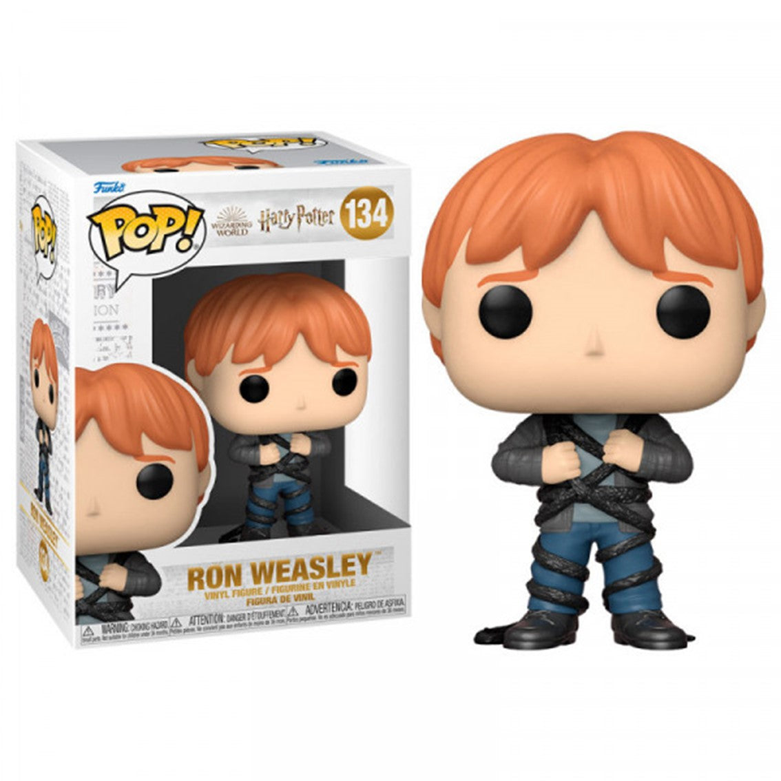 Funko Pop Harry Potter - Ron Weasley (Trampa Planta, Piedra Filosofal)