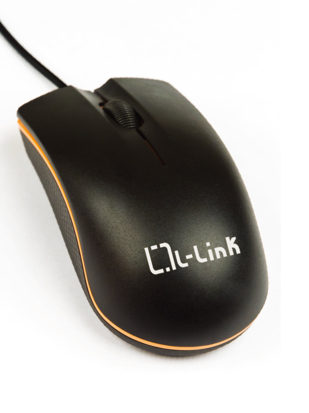 Ratón Óptico USB Ergonómico Negro LL-2081 para Diestros y Zurdos
