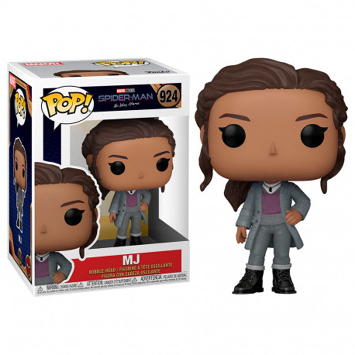 Figurita Funko Pop Marvel: MJ de Spider-Man No Way Home - 9 cm