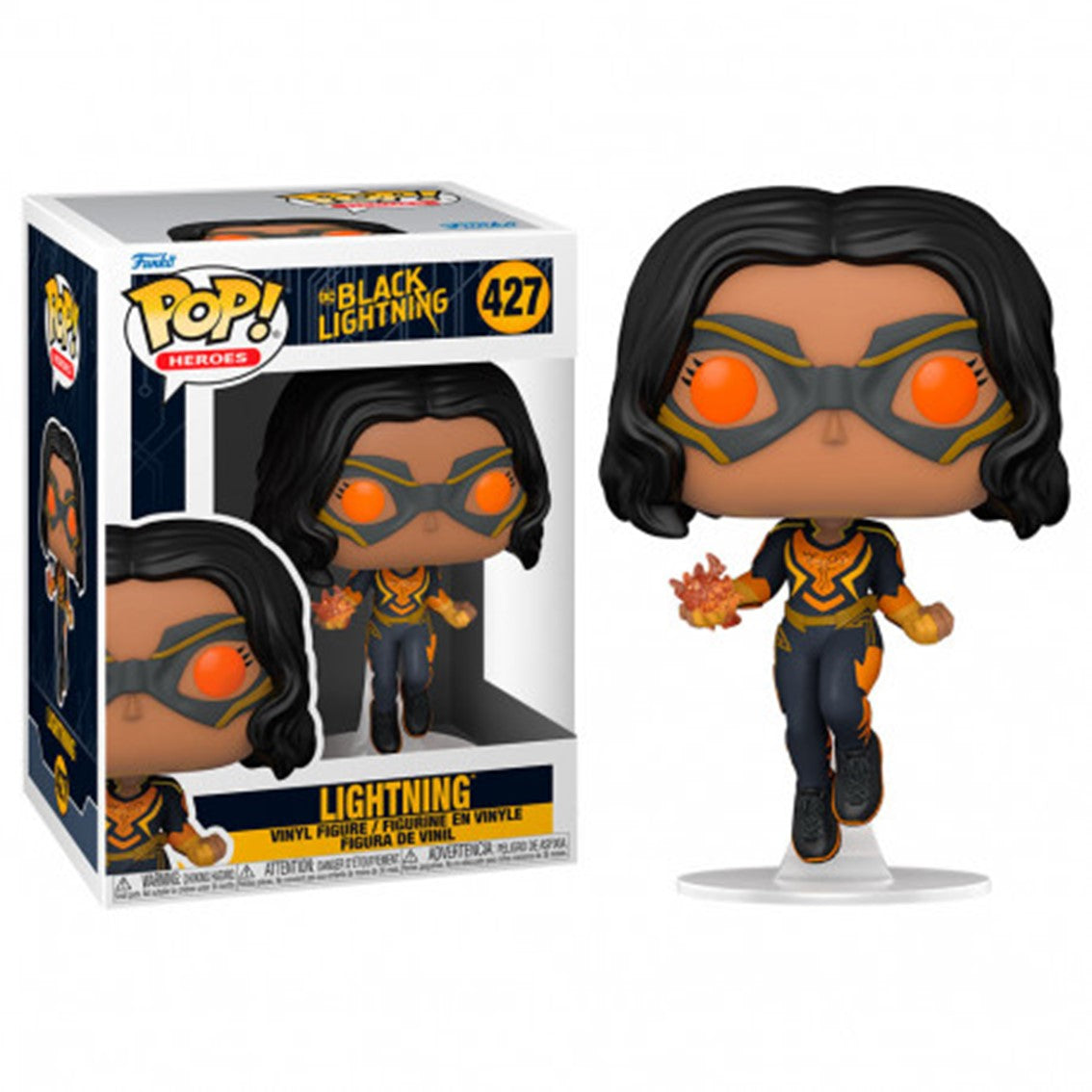 Funko Pop DC Comics Black Lightning 57590 - Figura de Vinilo de 9 cm