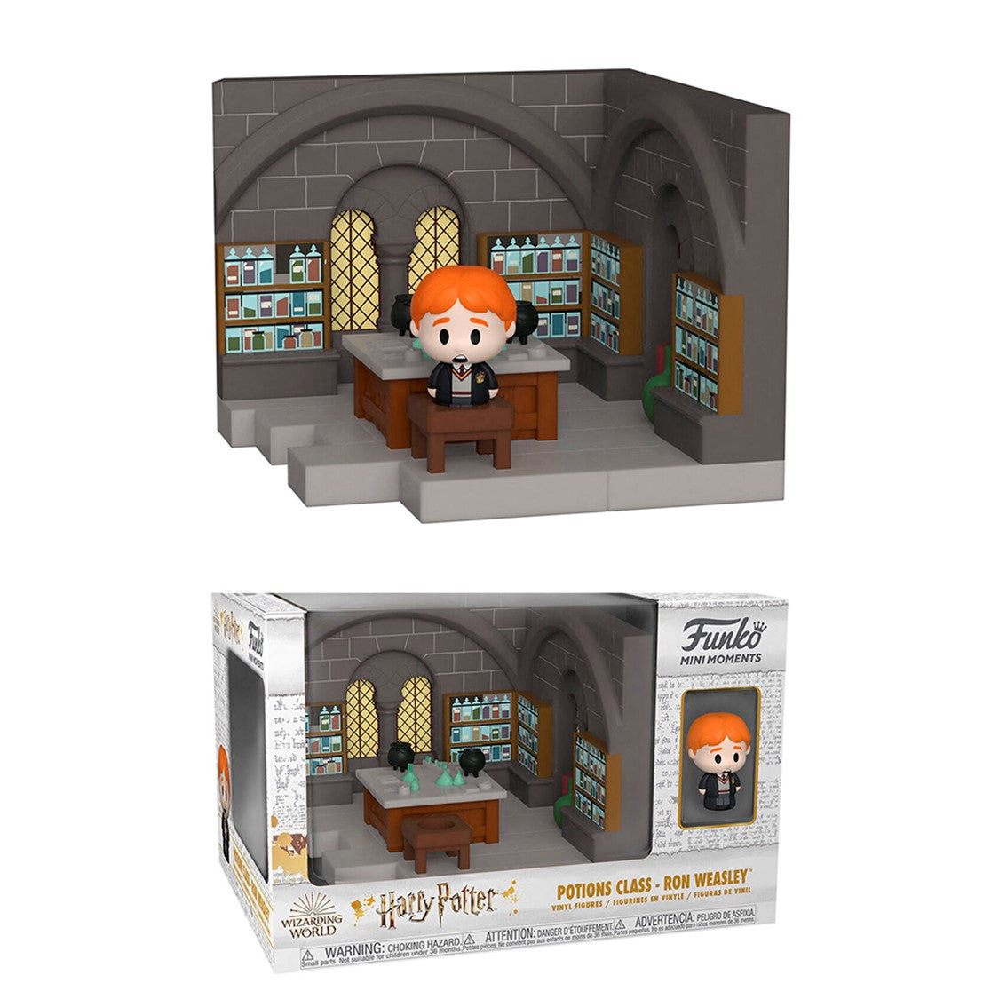 Mini Moments Funko Harry Potter Aniversario Ron Weasley con Opción Chase