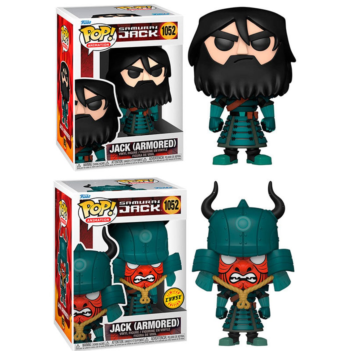 Funko Pop Samurai Jack - Jack con Armadura (Chase Opción)