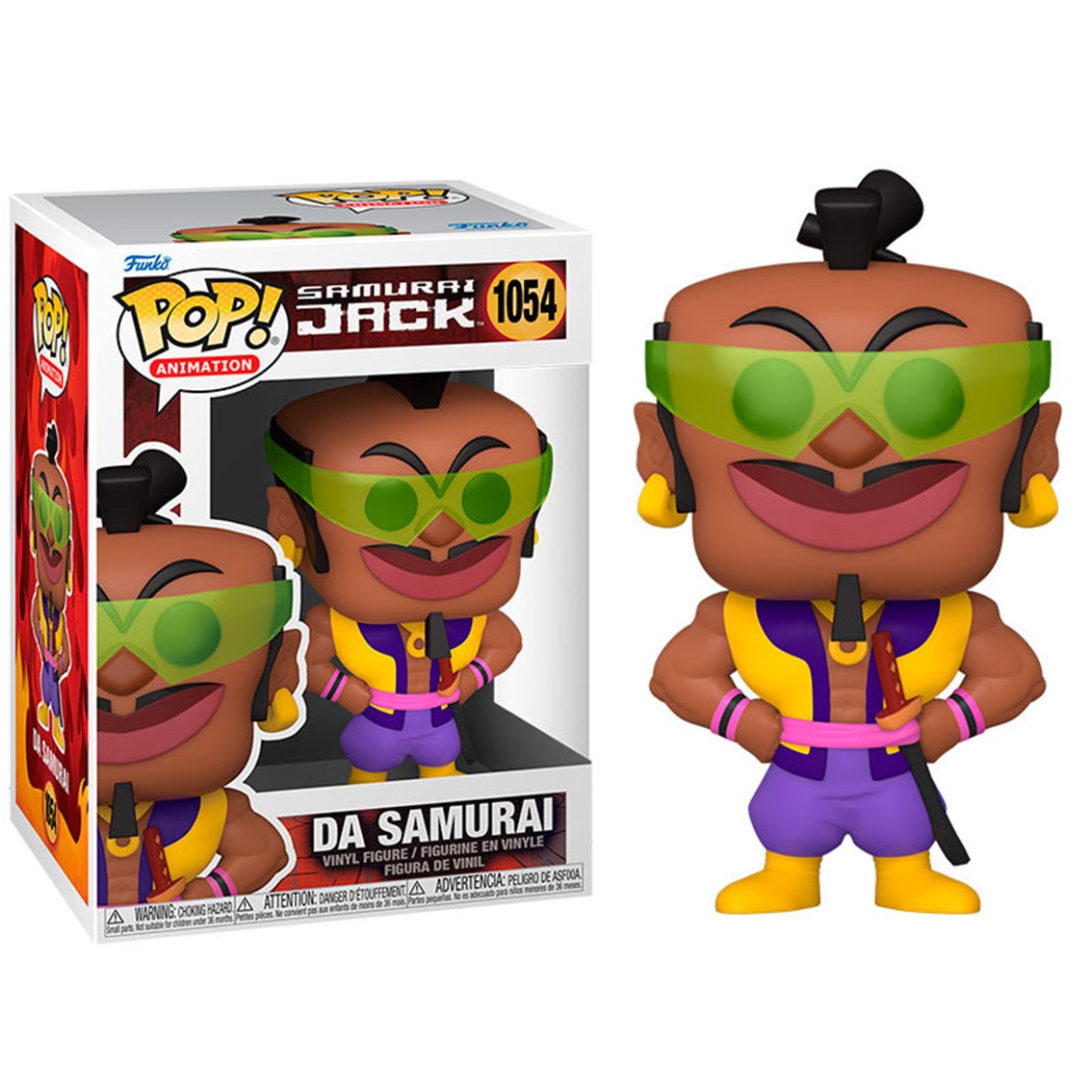 Funko Pop Animación Samurai Jack - Da Samurai 57372 - Figura de Vinilo 9 cm