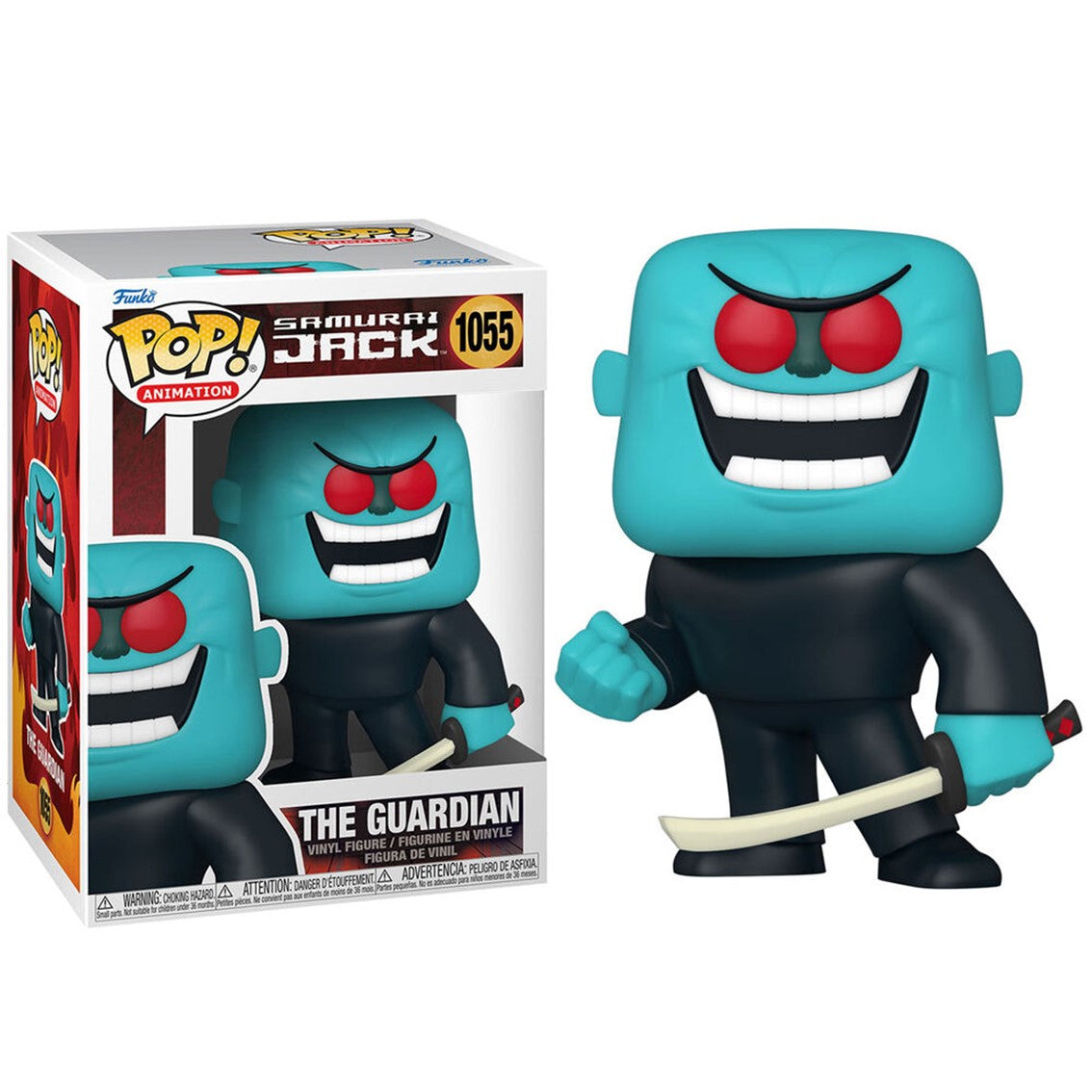 Funko Pop Samurai Jack: The Guardian - Figura de Vinilo de 9 cm