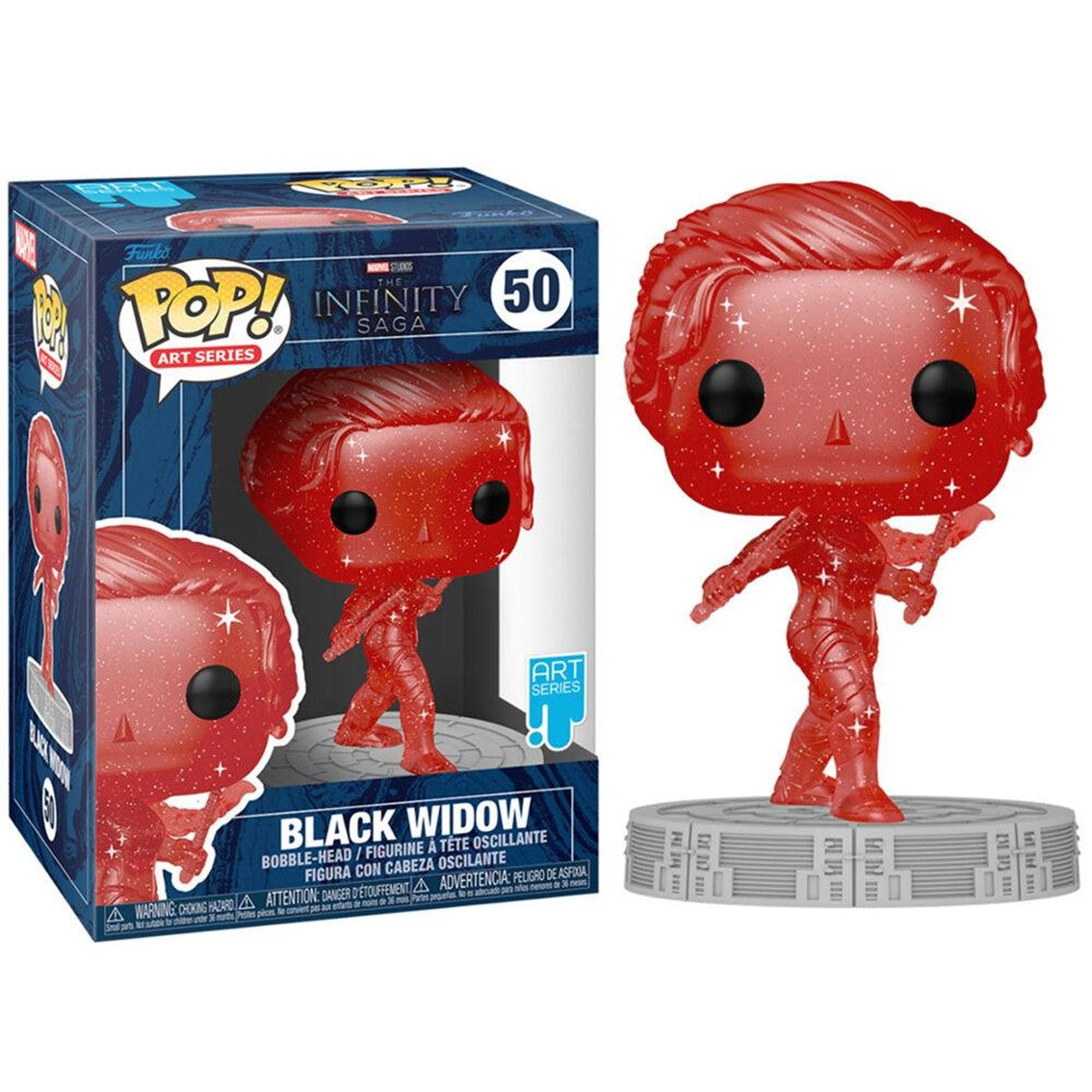 Funko Pop Marvel Infinity Saga - Viuda Negra con Gema de la Realidad 57613