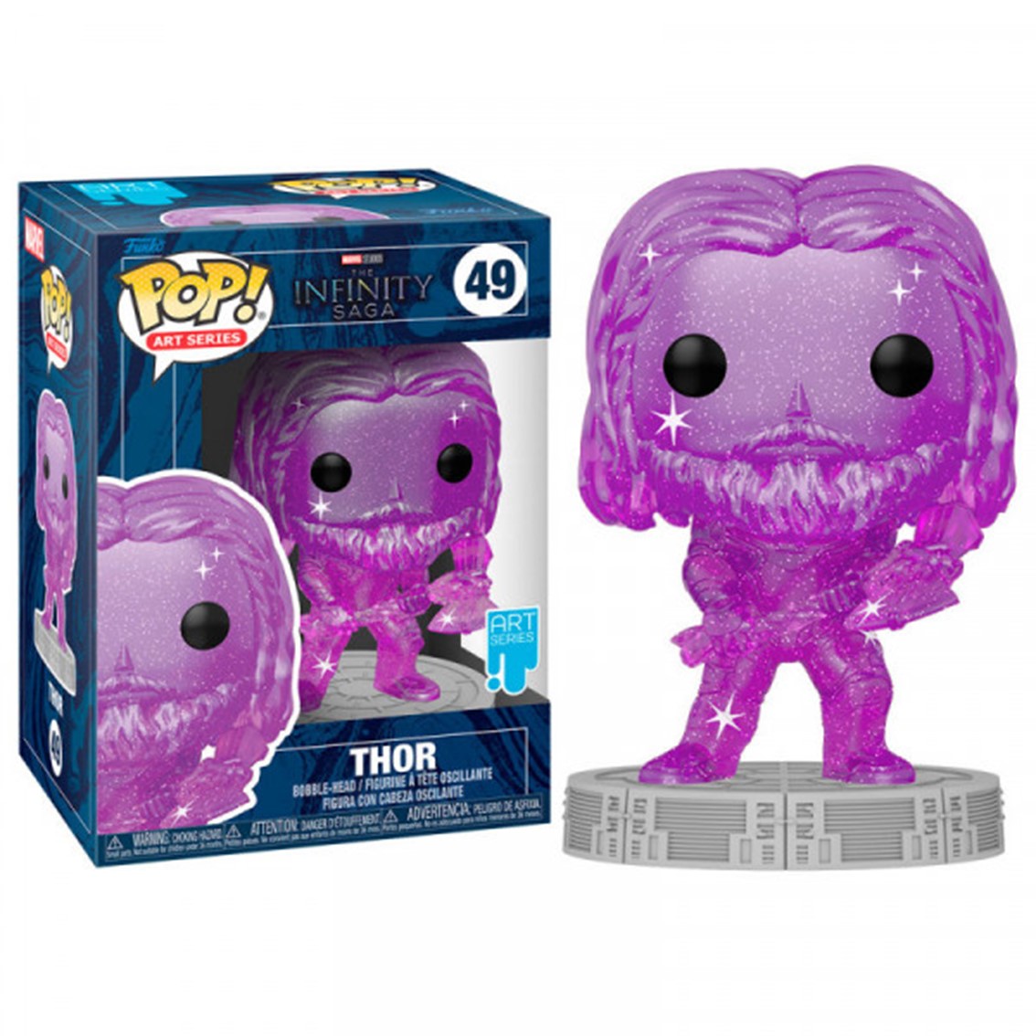 Funko Pop Thor con Gema del Poder - Marvel Infinity Saga 9cm