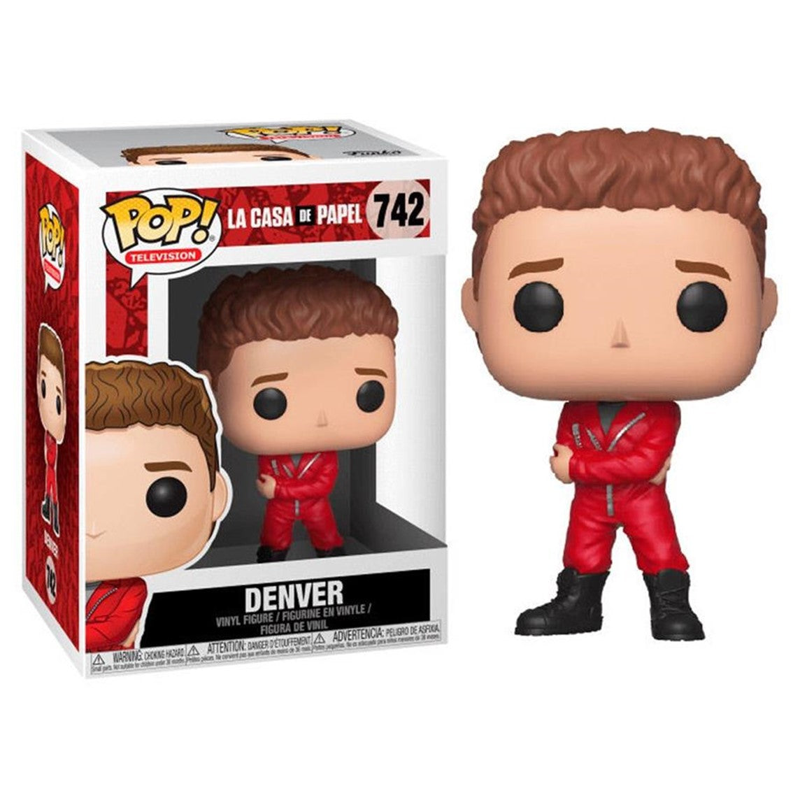 Figura de Vinilo Funko Pop Denver - La Casa de Papel 9 cm
