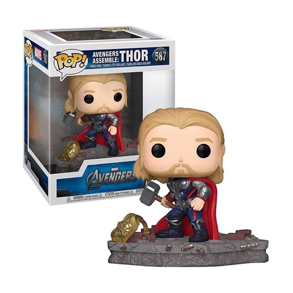 Funko Pop Deluxe Marvel Vengadores Thor Assemble 15 cm