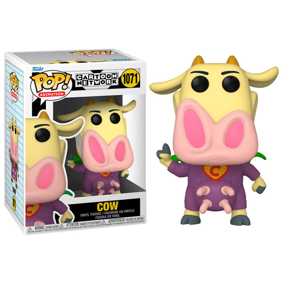 Funko Pop Super Vaca - Cow & Chicken Cartoon Network 9 cm