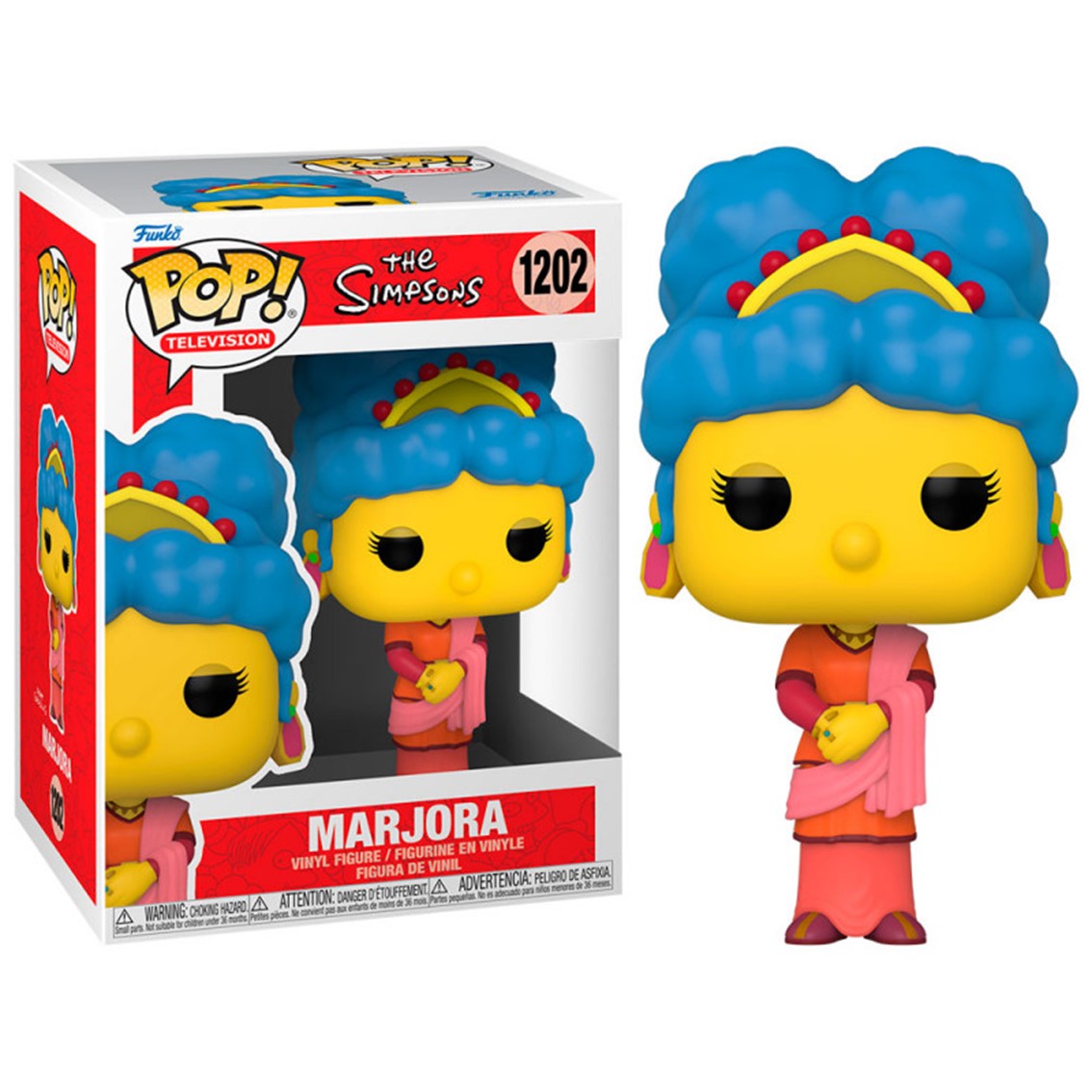 Funko Pop Animación The Simpsons: Marge como Marjora 9 cm