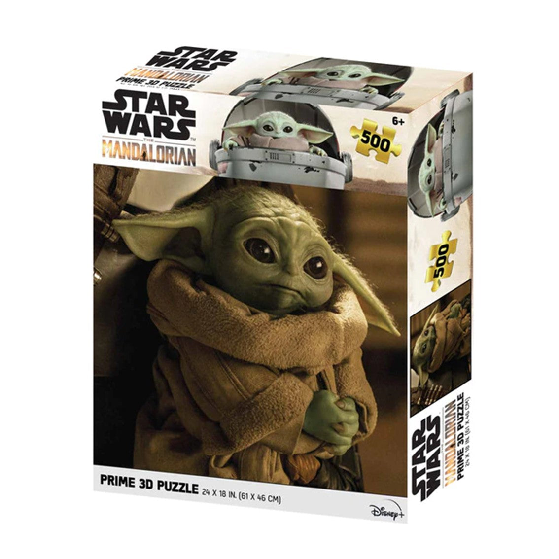 Puzle Lenticular 3D 500 Piezas: Grogu de The Mandalorian