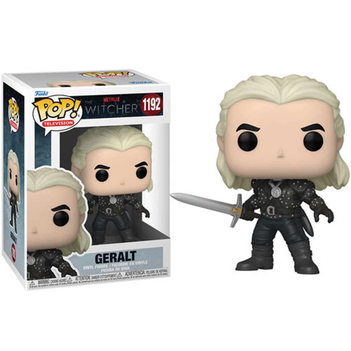 Funko Pop The Witcher: Geralt de Rivia (Chase Opcional)