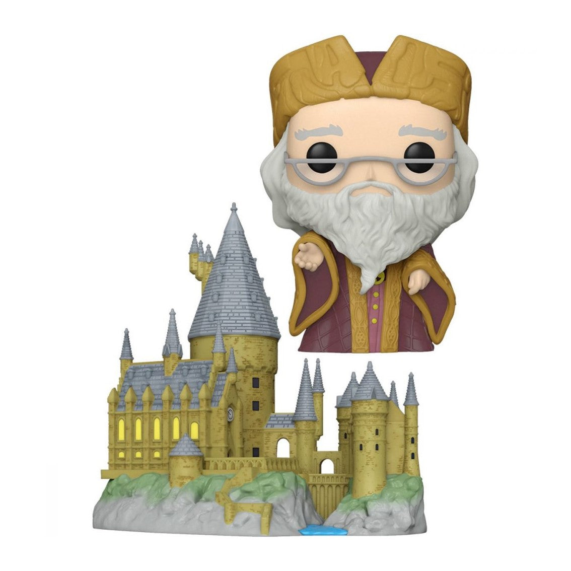 Funko Pop Town Harry Potter: Dumbledore con Hogwarts 12 cm