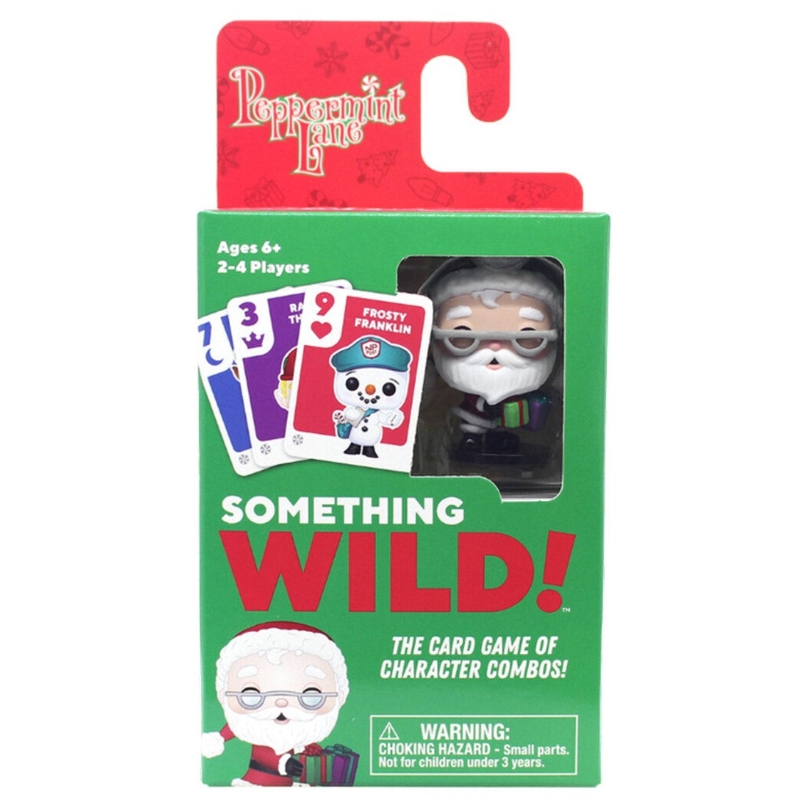 Funko Something Wild! Peppermint Lane Santa Claus - Juego de Cartas y Figuras