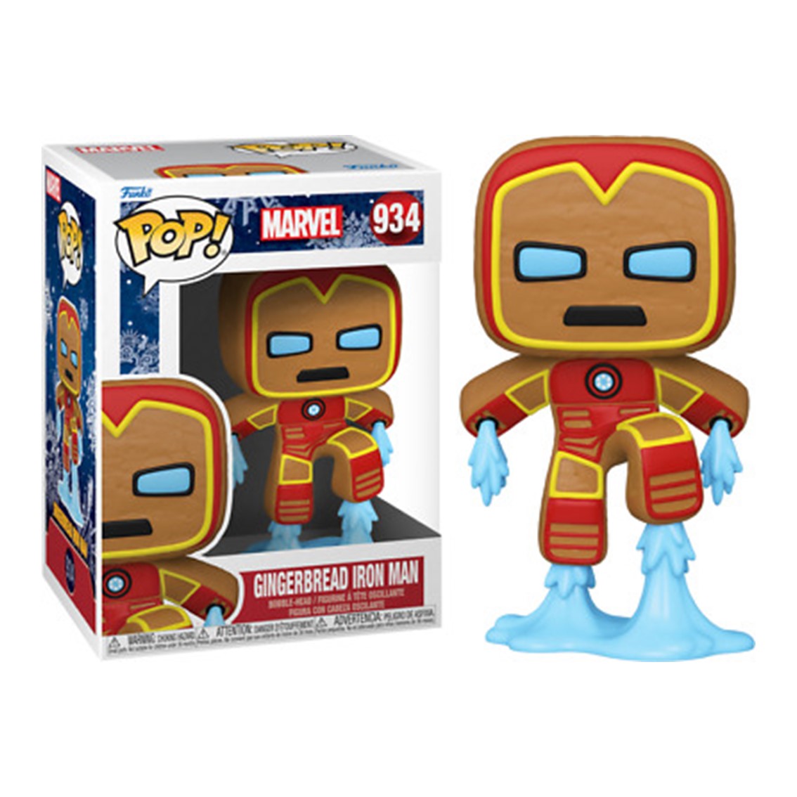 Funko Pop Iron Man Navidad Galleta Jengibre - 9 cm
