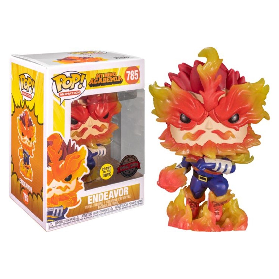 Funko Pop My Hero Academia - Endeavor Brillo en la Oscuridad 9cm