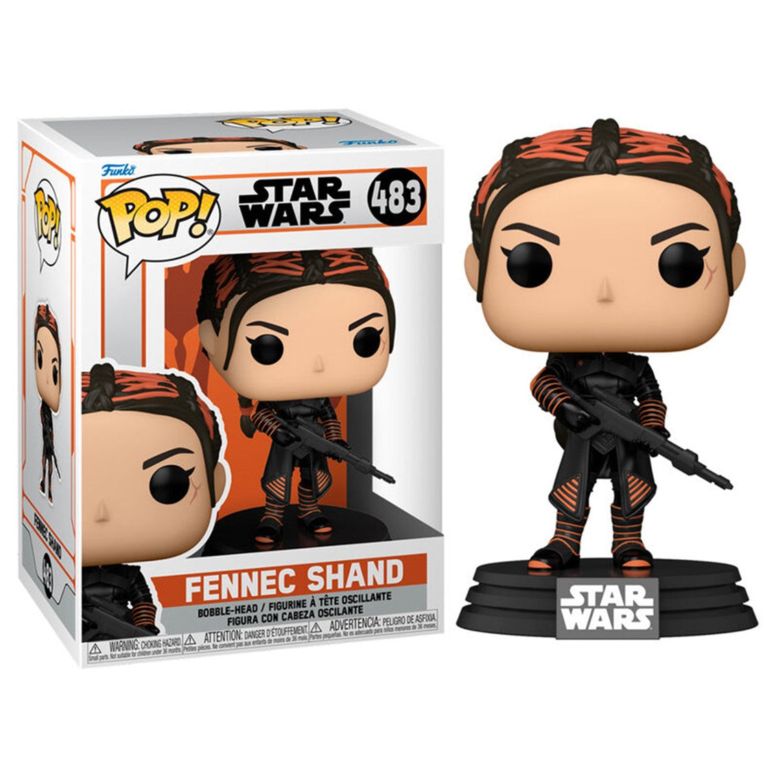 Funko Pop Star Wars: Fennec Shand - El Mandaloriano (9 cm)