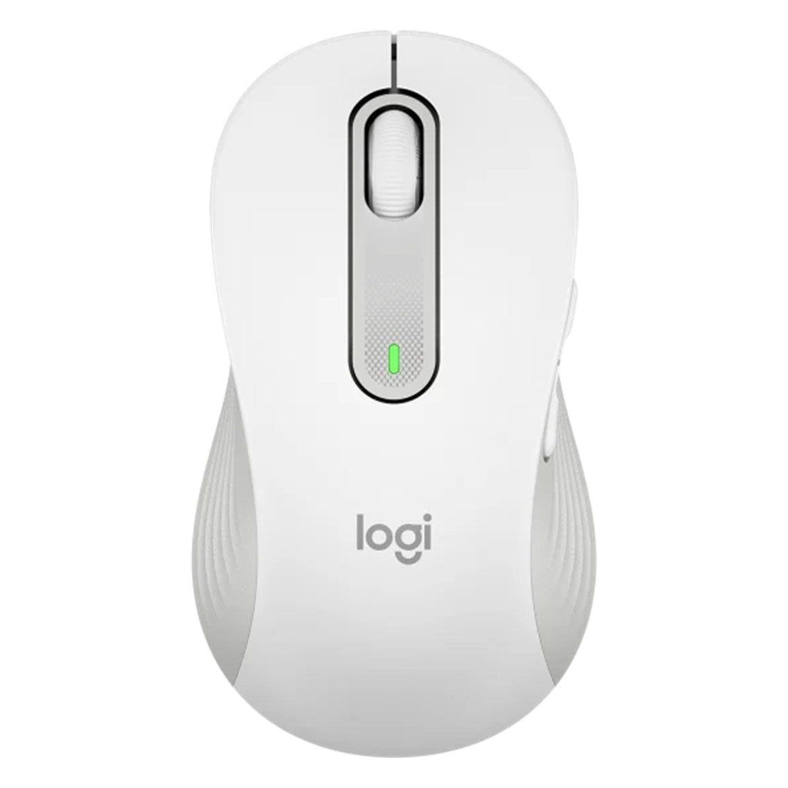 Ratón óptico inalámbrico Logitech M650 para zurdos en blanco crudo