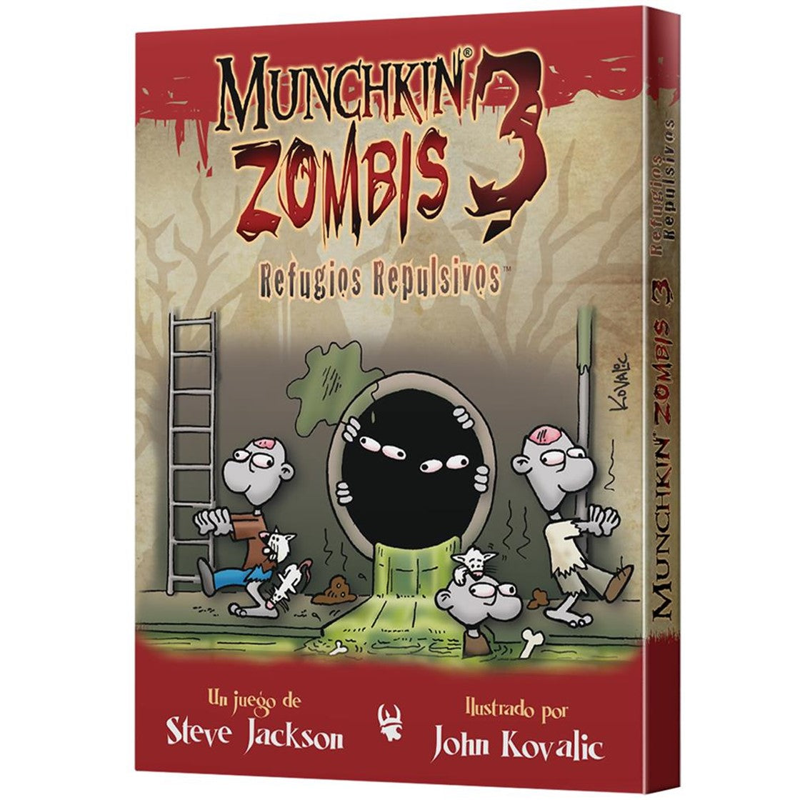 Munchkin Zombis 3: Refugios Repulsivos - Juego de mesa (+10 años) (Español)