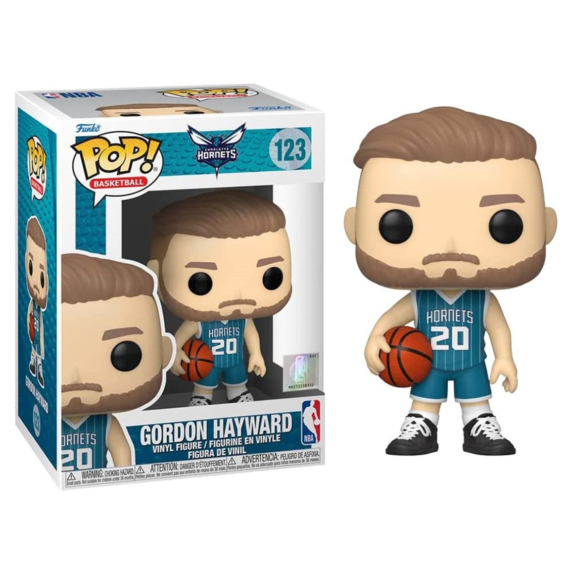 Funko Pop NBA Gordon Hayward - Charlotte Hornets Camiseta Local 9 cm