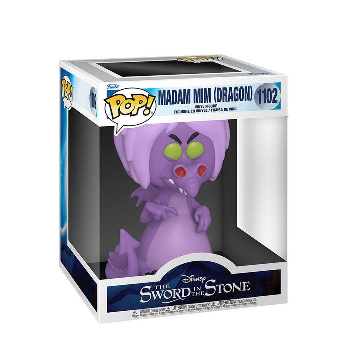 Funko Pop Disney: Madam Mim Dragón - La Espada en la Piedra (Chase Aleatorio)