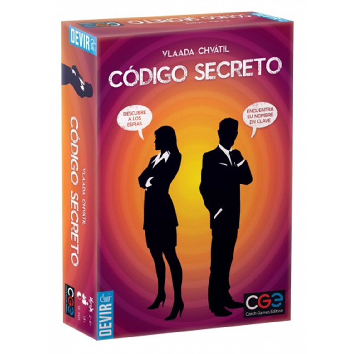Código Secreto: Juego de Estrategia para Espías, 2-8 Jugadores, Edad 8+